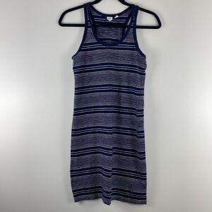 Gap Striped Tank Dress Navy White Size XS Summer Cotton Modal Blend